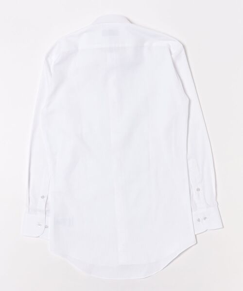 TOKYO SHIRTS(トウキョウシャツ)の「形態安定ノンアイロン ワイド 長袖ビジネスワイシャツ(ビジネスシャツ・メンズ・ホワイト・首回り39cm-裄丈80cm/首回り39cm-裄丈84cm/首回り41cm-裄丈82cm/首回り41cm-裄丈86cm/首回り42cm-裄丈82cm/首回り42cm-裄丈86cm/首回り43cm-裄丈82cm/首回り43cm-裄丈86cm/首回り37cm-裄丈80cm)」の7枚目の写真