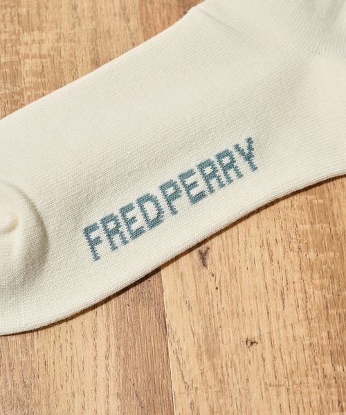 FRED PERRY（フレッドペリー）の「【FRED PERRY】TIPPED SPORTS SOCK F20010（ソックス/靴下・メンズ・ホワイト/ブルー系その他/オフホワイト/ブラック系1・25-27/23-25）」の7枚目の写真