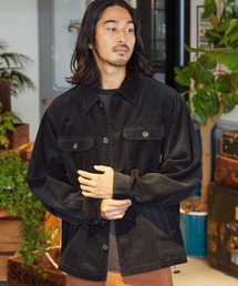 オーバーサイズシャツ」に該当するブラック/黒色系のメンズ