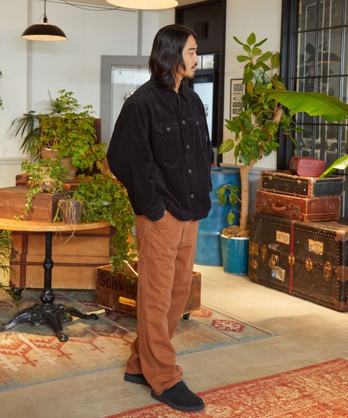 THE CRAFT CREW PRODUCTS(ザクラフトクループロダクツ)の「【セットアップ対応】オーバーサイズコーデュロイCPOシャツジャケット【THE CRAFT CREW PRODUCTS】(ブルゾン・メンズ・ブラック/グレイッシュベージュ/オリーブ/ブラウン/スミクロ・S/M/L)」の9枚目の写真