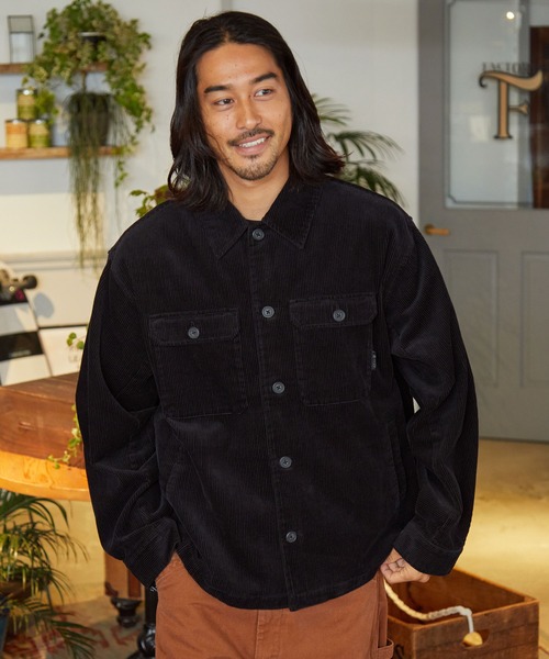 THE CRAFT CREW PRODUCTS(ザクラフトクループロダクツ)の「【セットアップ対応】オーバーサイズコーデュロイCPOシャツジャケット【THE CRAFT CREW PRODUCTS】(ブルゾン・メンズ・ブラック/グレイッシュベージュ/オリーブ/ブラウン/スミクロ・S/M/L)」の11枚目の写真
