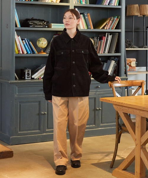 THE CRAFT CREW PRODUCTS(ザクラフトクループロダクツ)の「【セットアップ対応】オーバーサイズコーデュロイCPOシャツジャケット【THE CRAFT CREW PRODUCTS】(ブルゾン・メンズ・ブラック/グレイッシュベージュ/オリーブ/ブラウン/スミクロ・S/M/L)」の17枚目の写真