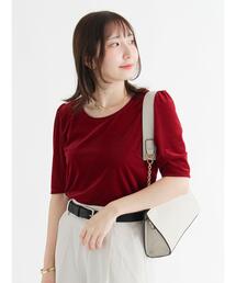 Te chichi TERRASSE | シアーベロアパフトップス(その他トップス)