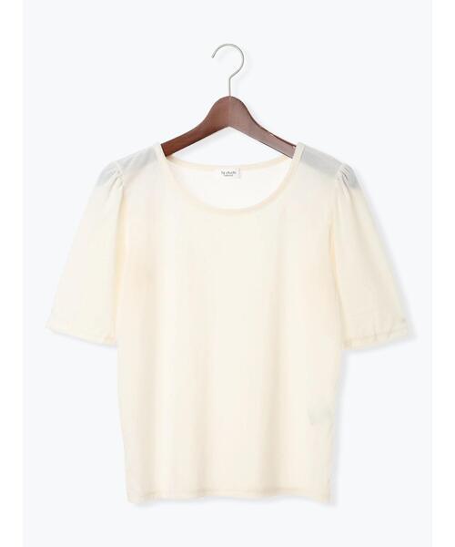 Te chichi TERRASSE（テチチテラス）の「シアーベロアパフトップス（その他トップス・レディース・オフホワイト/ブラック/レッド・F）」の10枚目の写真