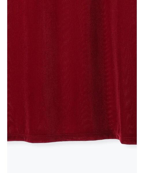 Te chichi TERRASSE（テチチテラス）の「シアーベロアパフトップス（その他トップス・レディース・オフホワイト/ブラック/レッド・F）」の15枚目の写真