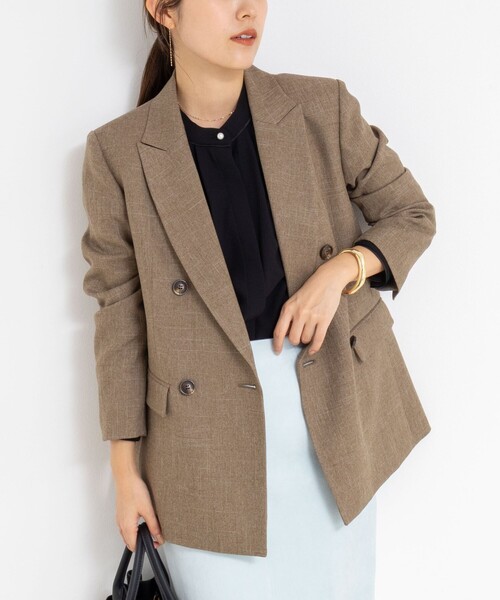 セール】ウォッシャブルシャークダブルジャケット（テーラード