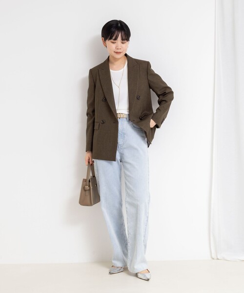 NOLLEY'S sophi シャークダブルジャケット美品 36 Sサイズ NOLLEY'S sophi シャークダブルジャケット美品 36 Sサイズ