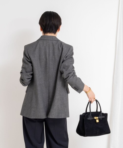 最終価格♡ NOLLEY'S sophi シャークダブルジャケット ウォッシャブルシャークダブルジャケット（テーラードジャケット