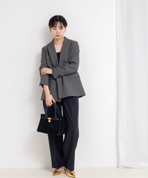 ウォッシャブルシャークダブルジャケット（テーラードジャケット