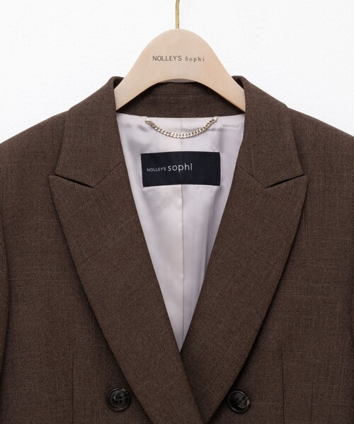 ウォッシャブルシャークダブルジャケット（テーラードジャケット