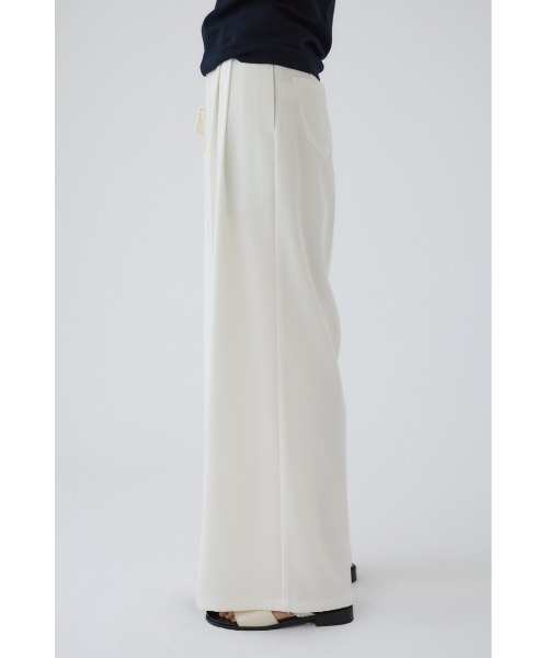 RIM.ARK（リムアーク）の「Pouch set wide PT ポーチセットワイドパンツ（スラックス・レディース・ホワイト/ブラック/カーキ・38/36）」の18枚目の写真