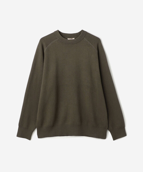 RYE TENDER(ライテンダー)の「RYE TENDER | 〈別注〉クルーネック ニット MEN(ニット/セーター・メンズ・ブラウン系その他/ブラック/ネイビー・2/1)」の4枚目の写真