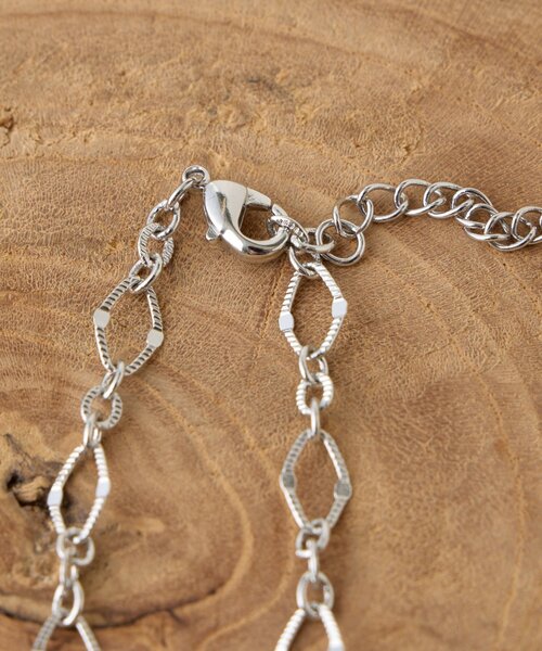 Jena espace merveilleux（ジェナ　エスパスメルヴェイユ）の「デザインチェーンネックレス（リング・レディース・ゴールド/シルバー・FREE）」の6枚目の写真