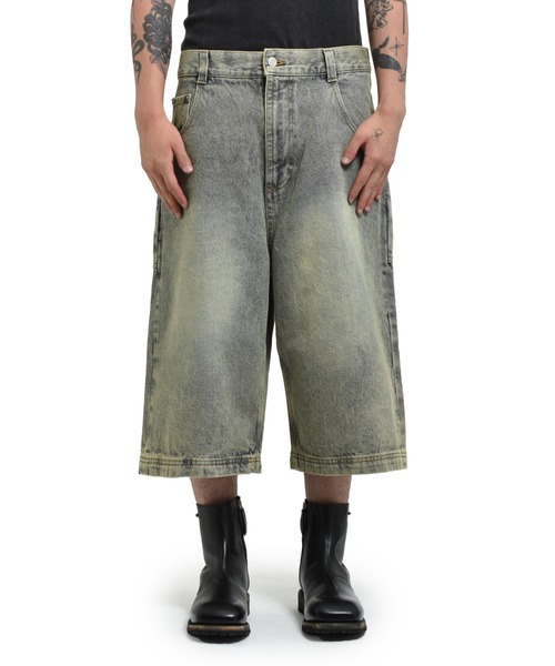 Neutral Untitled(ニュートラルアンタイトルド)の「BAGGY SHORTS(その他パンツ・メンズ・インディゴブルー/ブラック・30/28/34/32)」の2枚目の写真