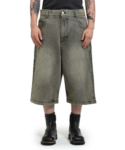 Neutral Untitled(ニュートラルアンタイトルド)の「BAGGY SHORTS(その他パンツ・メンズ・インディゴブルー/ブラック・30/28/34/32)」の1枚目の写真