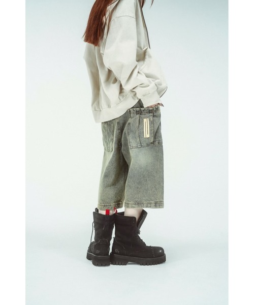 Neutral Untitled(ニュートラルアンタイトルド)の「BAGGY SHORTS(その他パンツ・メンズ・インディゴブルー/ブラック・30/28/34/32)」の17枚目の写真