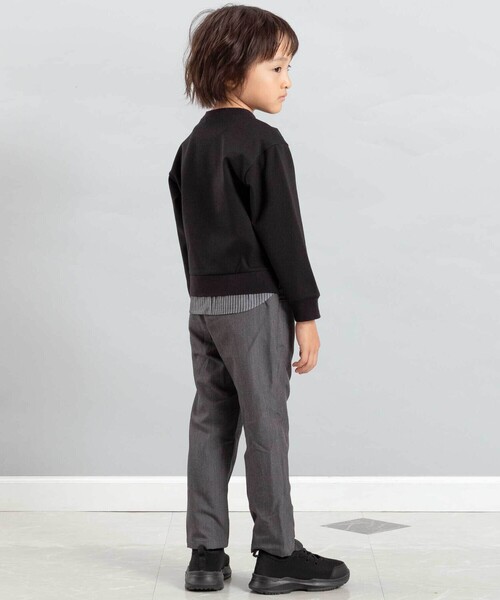 BeBe（ベベ）の「TRツイルロングパンツ（スラックス・キッズ・グレー・120cm/130cm/150cm/140cm/110cm）」の3枚目の写真