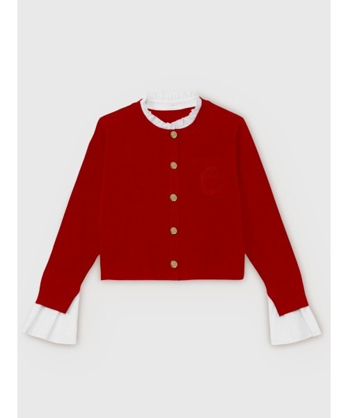 Attached collar ニットジャケット（ノーカラージャケット）｜EIMY