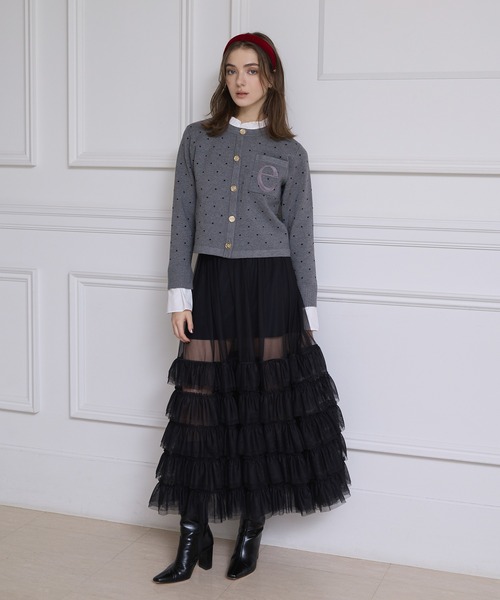 Attached collar ニットジャケット（ノーカラージャケット）｜EIMY