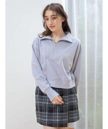 so4u（ソーフォーユー）の「ハーフジップスウェットプルオーバー（Tシャツ/カットソー）」