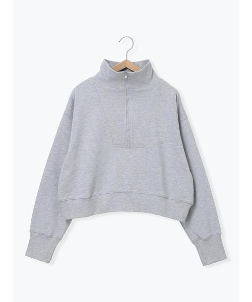 so4u(ソーフォーユー)の「ハーフジップスウェットプルオーバー(Tシャツ/カットソー・レディース・ネイビー/グレー・F)」の20枚目の写真