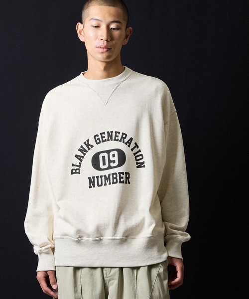 VINTAGE GAZETTE COLLEGE LOGO CREWNECK SWEATSHIRT / ヴィンテージ