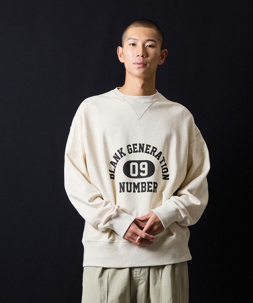 VINTAGE GAZETTE COLLEGE LOGO CREWNECK SWEATSHIRT / ヴィンテージ