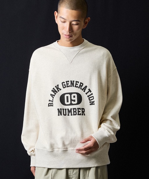 VINTAGE GAZETTE COLLEGE LOGO CREWNECK SWEATSHIRT / ヴィンテージ