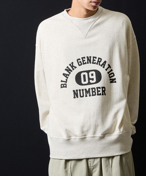VINTAGE GAZETTE COLLEGE LOGO CREWNECK SWEATSHIRT / ヴィンテージ