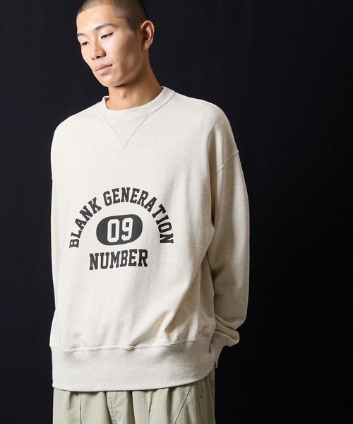 VINTAGE GAZETTE COLLEGE LOGO CREWNECK SWEATSHIRT / ヴィンテージ