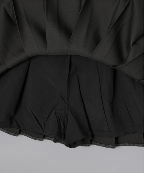 Olu.（オルドット）の「フレアプリーツスコート（スカート・レディース・グレー/ブラウン・0/1）」の4枚目の写真