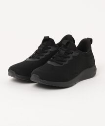 ABC SELECT エービーシーセレクト QS KNIT LACE ニットスリッポン W1043 ALL BLACK