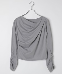 GLOBAL WORK | ドレープトップス長袖/599665(Tシャツ/カットソー)
