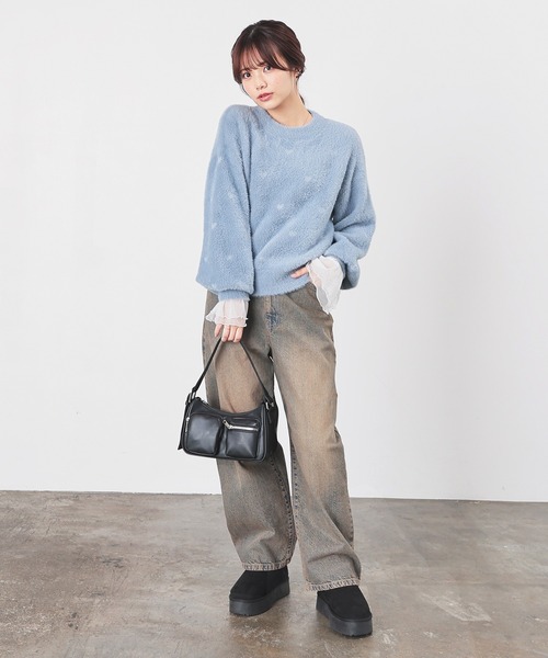 売約済み　ハニーアンバーのぷっくりハートにアフリカ産ターコイズのデザイン ぷっくりハートデザインブレスレット 売約済み ハニーアンバーの