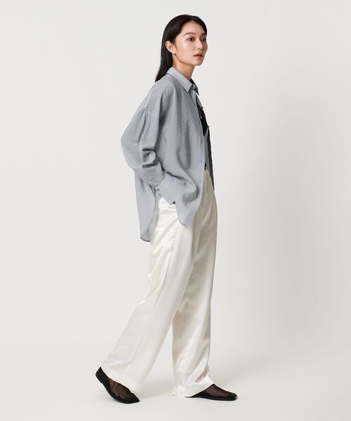 MARW UNITED ARROWS（マルゥ ユナイテッドアローズ）の「＜MARW UNITED ARROWS＞バルーン スリーブ シャツ（シャツ/ブラウス・レディース・ブラック/ライトブルー/ホワイト・FREE）」の9枚目の写真