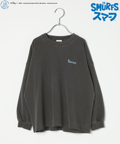 BAYFLOW（ベイフロー）の「【THE SMURFS/スマーフ】別注プリントTシャツ(KIDS)（Tシャツ/カットソー・キッズ・ブルー/オフホワイト/チャコール・120cm/130cm/140cm/150cm/110cm）」の16枚目の写真