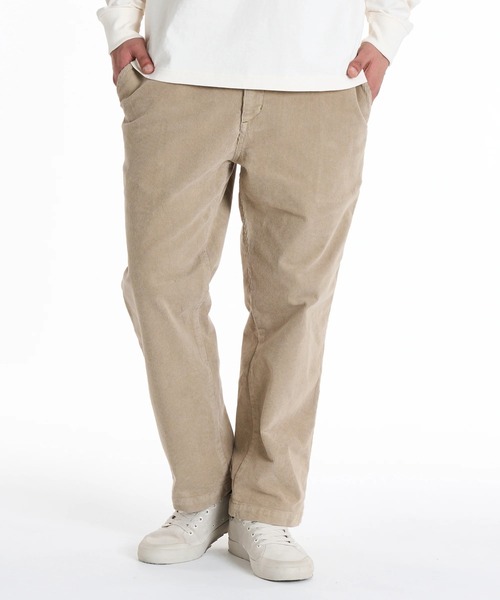 BILLABONG(ビラボン)の「BILLABONG メンズ LAYBACKS CORDUROY ロングパンツ 【2025年秋冬モデル】 @autumn /ビラボンウエストゴムストレッチコーデュロイパンツ(その他パンツ・メンズ・グリーン系その他/ブラック/カーキ・MEDIUM/LARGE/X-LARGE)」の2枚目の写真