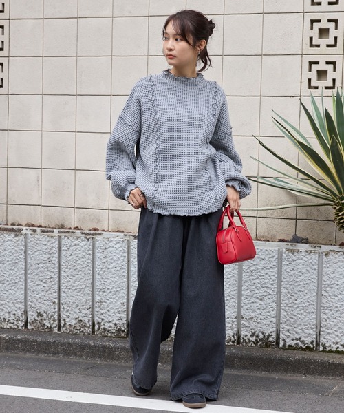 Y PROJECT マーブルニット　Mサイズ MONO-MART ニット セーター モヘアタッチマーブル柄オーバーサイズ