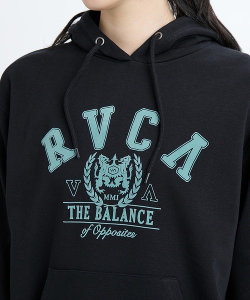 RVCA(ルーカ)の「RVCA レディース ARCH COLLEGE LOOSE FIT HOODIE パーカー 【2025年秋冬モデル】 @autumn/ルーカアーチカレッジロゴプルオーバーパーカー・フーディー(パーカー・レディース・ブラック/グレー/オフホワイト・SMALL/MEDIUM/LARGE)」の8枚目の写真