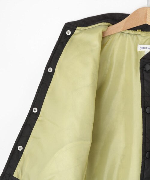 SHOO・LA・RUE（シューラルー）の「【100-150cm】星キルトリブブルゾン（ブルゾン・キッズ・ブラック/カーキ・10/11/12/13/14/15 ）」の9枚目の写真