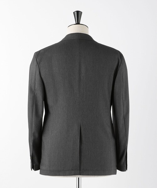 【DK.GRAY】デニムライク ツイル 2ボタンジャケット-マシンウォッシャブル-<A DAY IN THE LIFE> UNITED ARROWS LTD. OUTLET｜デニムライク ツイル 2ボタンジャケット
