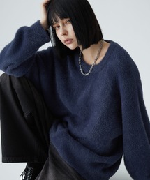 VELNUS | 【VELNUS】Volume sleeve loose shaggy glitter knit/ボリュームスリーブ ルーズシャギーラメニット(ニット/セーター)