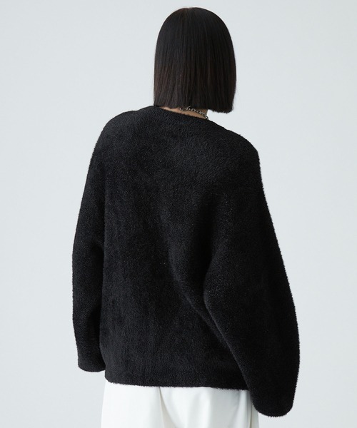 VELNUS（ベルナス）の「【VELNUS】Volume sleeve loose shaggy glitter knit/ボリュームスリーブ ルーズシャギーラメニット（ニット/セーター・メンズ・ブルー/グレー/ブラック・S/M/L）」の20枚目の写真