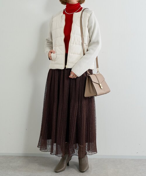 un dix cors（アンディコール）の「《上品カジュアルに◎》ひねり金具ワンハンドルボストンバッグ（ハンドバッグ・レディース・イエロー/ブラウン/グレイッシュベージュ・FREE）」の10枚目の写真