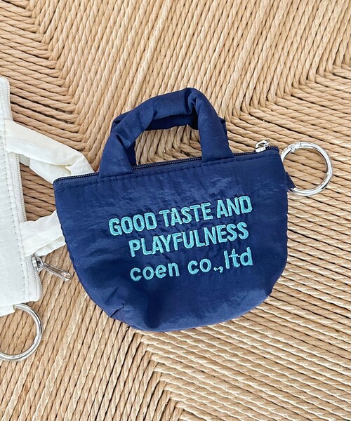 coen（コーエン）の「【再入荷・新色登場】ロゴ刺繍ミニポーチキーホルダー（ポーチ・レディース・ロイヤルブルー/その他2/その他3/その他1/レッド/クリーム/その他4/シルバー/ライトピンク/ダークブラウン/ゴールド/その他5/ピンク/ホワイト/その他6/ブラック/ライトブルー/ライム・FREE）」の15枚目の写真