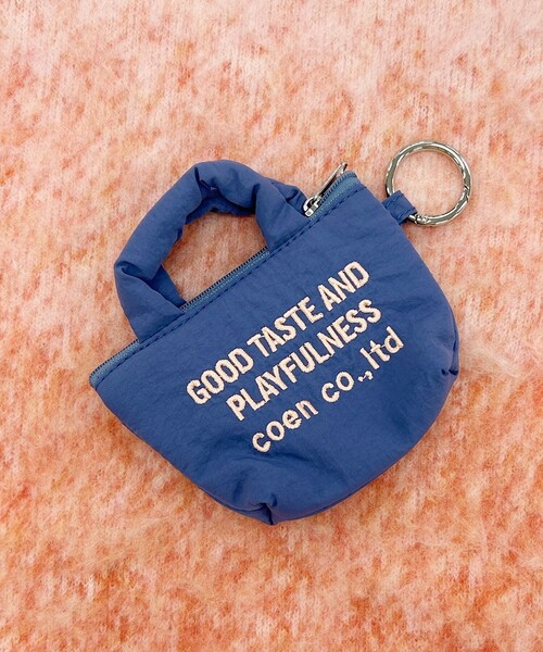 coen（コーエン）の「【再入荷・新色登場】ロゴ刺繍ミニポーチキーホルダー（ポーチ・レディース・ロイヤルブルー/その他2/その他3/その他1/レッド/クリーム/その他4/シルバー/ライトピンク/ダークブラウン/ゴールド/その他5/ピンク/ホワイト/その他6/ブラック/ライトブルー/ライム・FREE）」の8枚目の写真