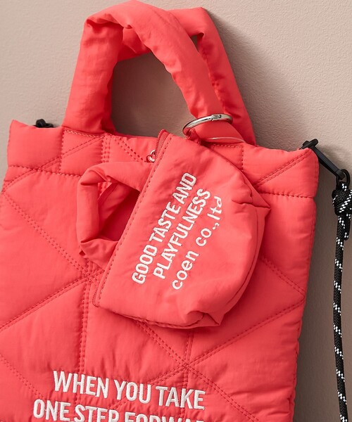 coen（コーエン）の「【再入荷・新色登場】ロゴ刺繍ミニポーチキーホルダー（ポーチ・レディース・ロイヤルブルー/その他2/その他3/その他1/レッド/クリーム/その他4/シルバー/ライトピンク/ダークブラウン/ゴールド/その他5/ピンク/ホワイト/その他6/ブラック/ライトブルー/ライム・FREE）」の9枚目の写真