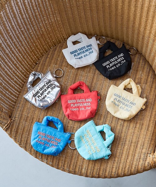 coen（コーエン）の「【再入荷・新色登場】ロゴ刺繍ミニポーチキーホルダー（ポーチ・レディース・ロイヤルブルー/その他2/その他3/その他1/レッド/クリーム/その他4/シルバー/ライトピンク/ダークブラウン/ゴールド/その他5/ピンク/ホワイト/その他6/ブラック/ライトブルー/ライム・FREE）」の19枚目の写真