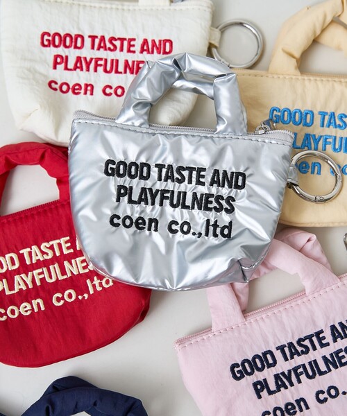 coen（コーエン）の「【再入荷・新色登場】ロゴ刺繍ミニポーチキーホルダー（ポーチ・レディース・ロイヤルブルー/その他2/その他3/その他1/レッド/クリーム/その他4/シルバー/ライトピンク/ダークブラウン/ゴールド/その他5/ピンク/ホワイト/その他6/ブラック/ライトブルー/ライム・FREE）」の20枚目の写真