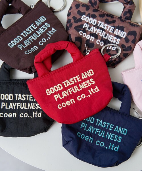 coen（コーエン）の「【再入荷・新色登場】ロゴ刺繍ミニポーチキーホルダー（ポーチ・レディース・ロイヤルブルー/その他2/その他3/その他1/レッド/クリーム/その他4/シルバー/ライトピンク/ダークブラウン/ゴールド/その他5/ピンク/ホワイト/その他6/ブラック/ライトブルー/ライム・FREE）」の21枚目の写真